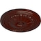 Ekena Millwork Alexa Ceiling Medallion (Fits Canopies up to 2 7/8"), 20 1/2"OD x 1 7/8"P, Brushed Mahogany CM20ALBMF - alternate 4